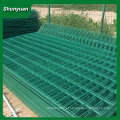 Shunyuan marca verde cor pvc fio de arame revestido de vedação